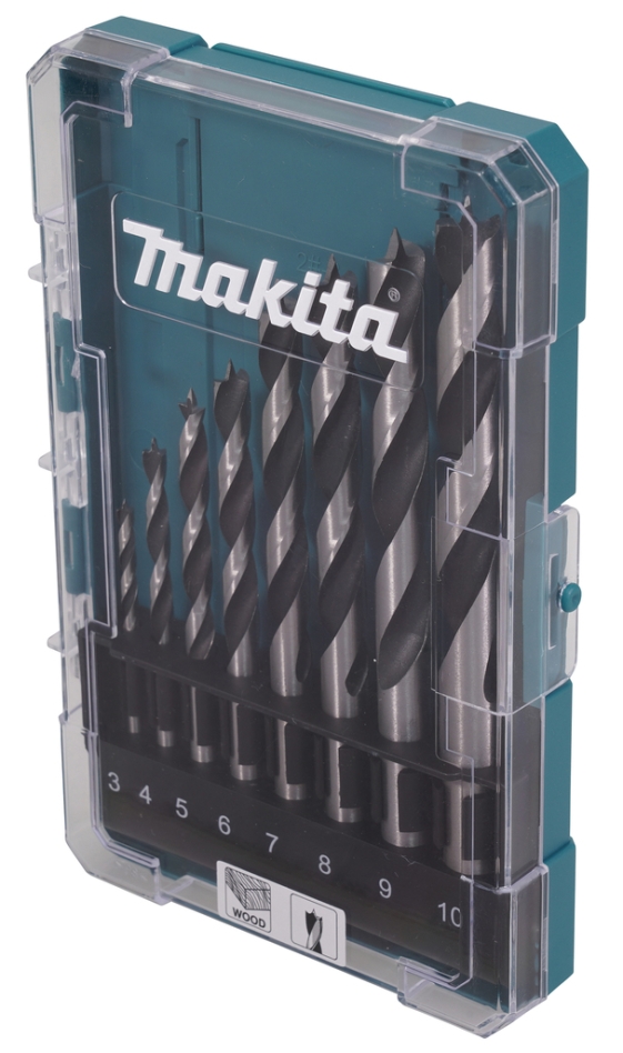 Makita Accessories D-77257 Wood spiral drill bit set 8-piece