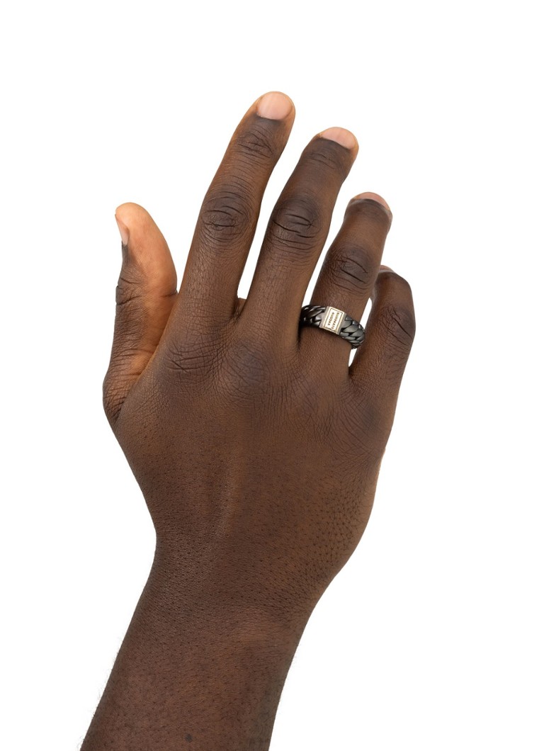 Buddha to Buddha  Ben Small ring van zilver met detail van 14 karaat goud