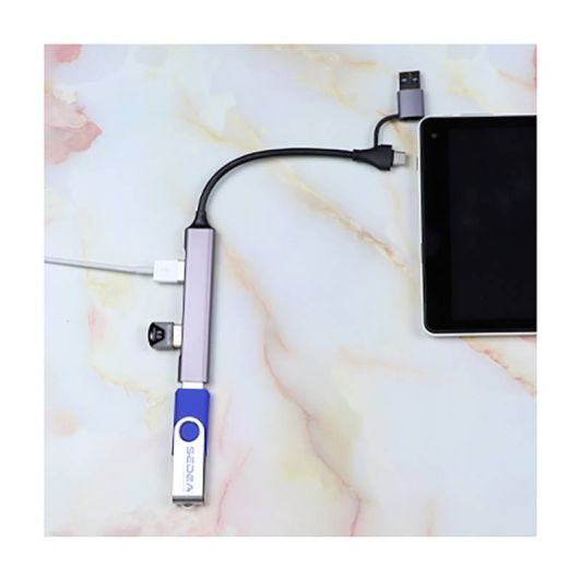 HUB SEDEA USB-C ( adapter) -> 4 poorten