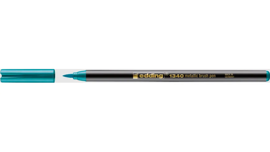 edding 1340 metallic Pinselstift gruen-metallic