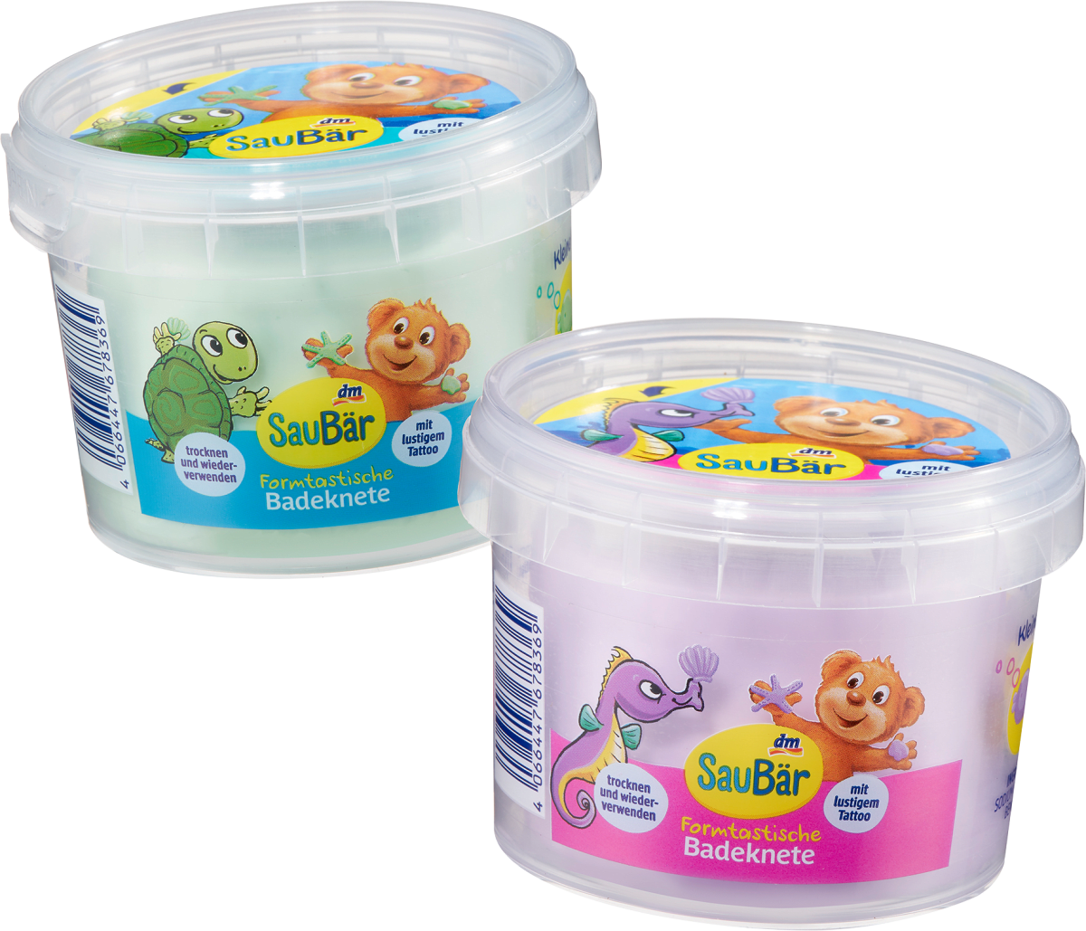 Badeknete Formtastisch mit Tattoo, 100 g
