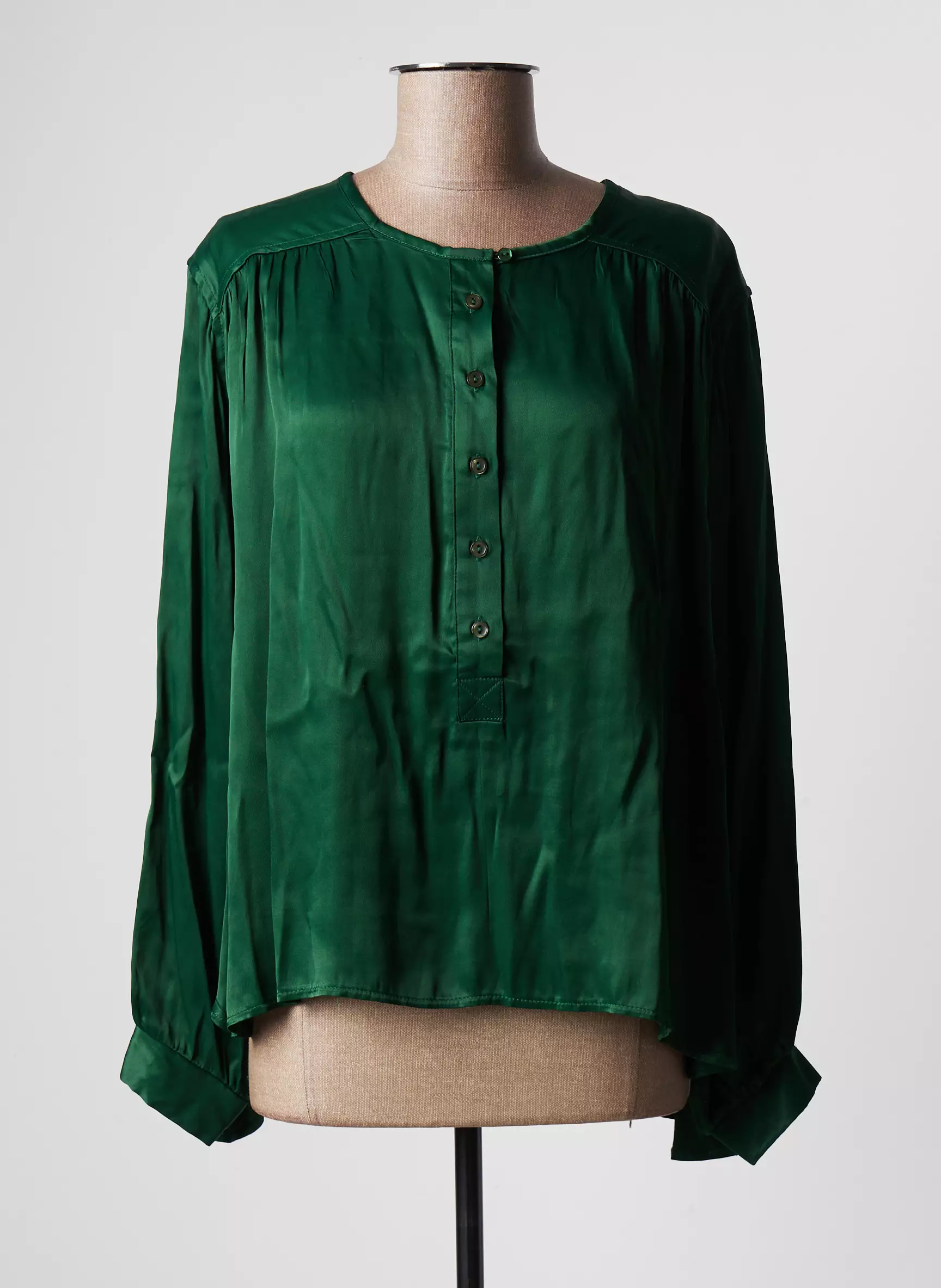 Bizance Chemisiers Femme couleur vert