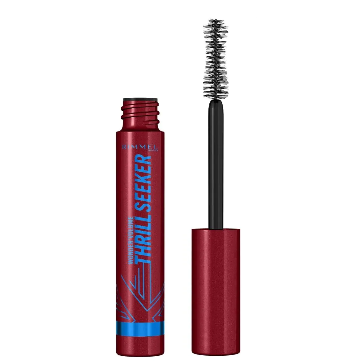 „Rimmel“ blakstienų tušas „Volume Thrill Seeker“ vandeniui atsparus, juodas