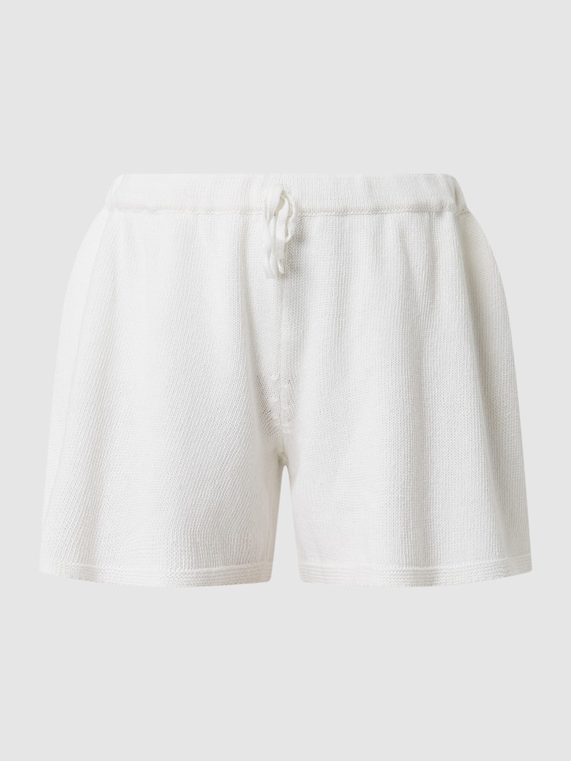 Shorts mit Baumwoll-Anteil in offwhite