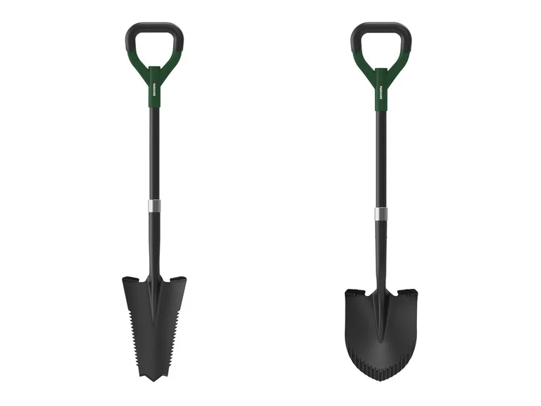 Pá PARKSIDE® com serra para raízes, pá com lâmina ondulada