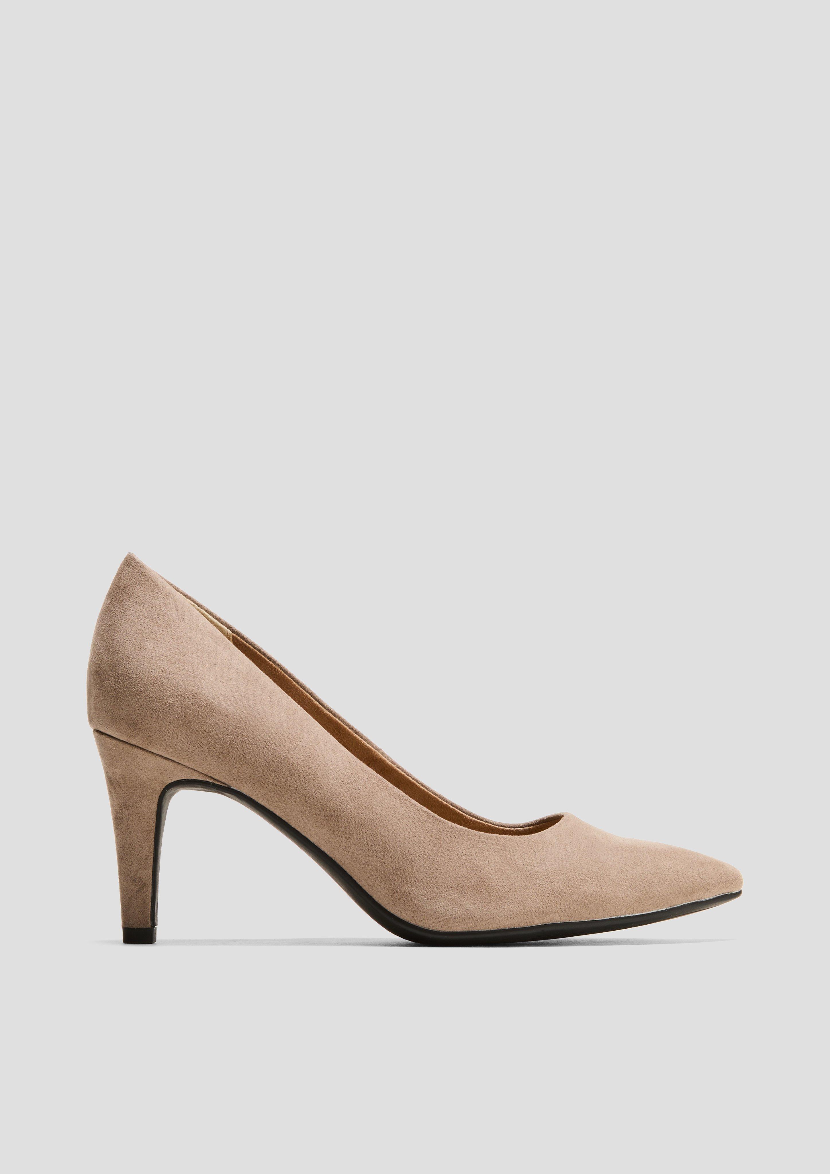 Pumps in Veloursleder-Optik  6008246-341