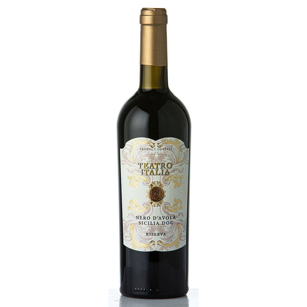Teatro Italia Sicilia Nero d´Avola DOC Riserva Rosso Teatro halbtrocken 0,75l