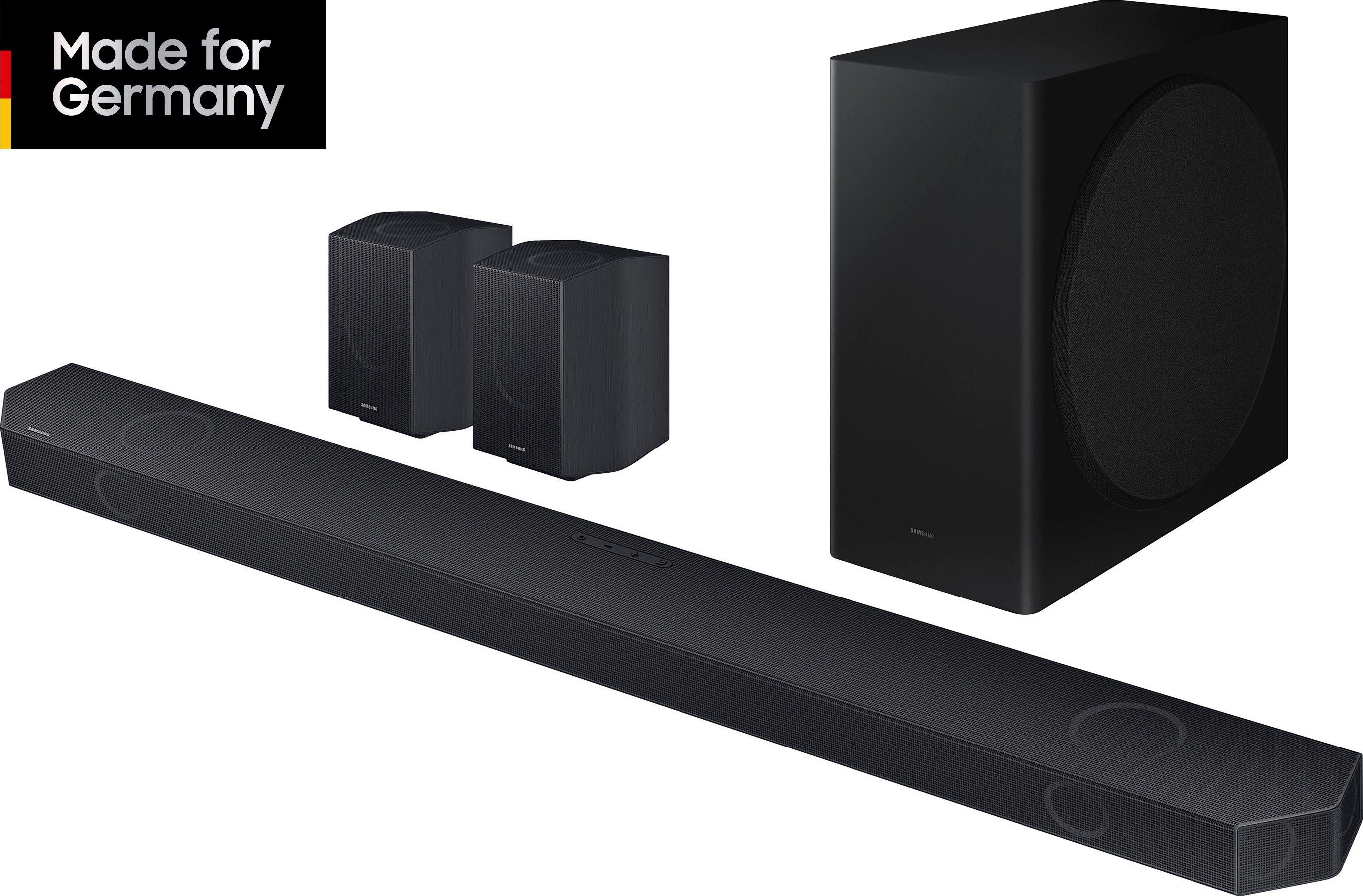 Samsung HW-Q935GC Soundbar (540 W, Gratis dazu: 48 Mon. Garantie im Wert von 39,99€, 9.1.4-SurroundSound)