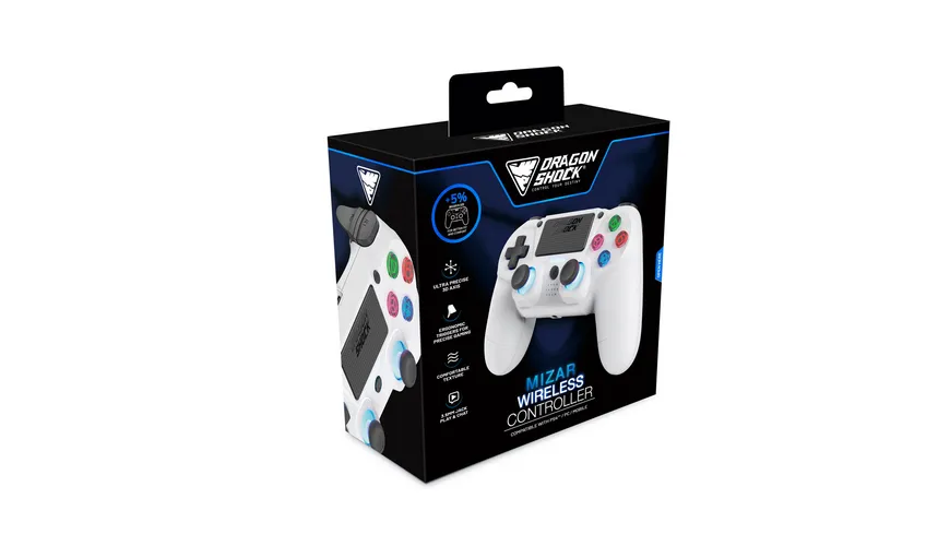 Mizar Wireless Controller für PS4 Weiß