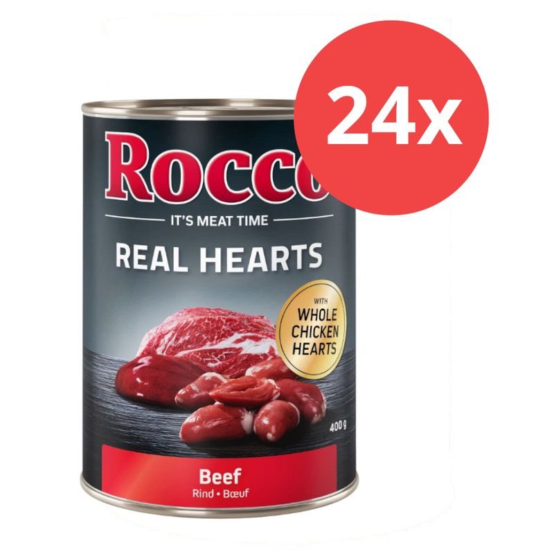 Sparpaket Rocco Real Hearts 24 x 400 g