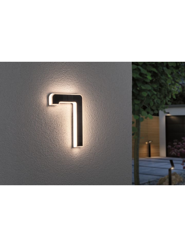 paulmann Solar LED Hausnummernleuchte  Nummer 7 günstig kaufen onesize