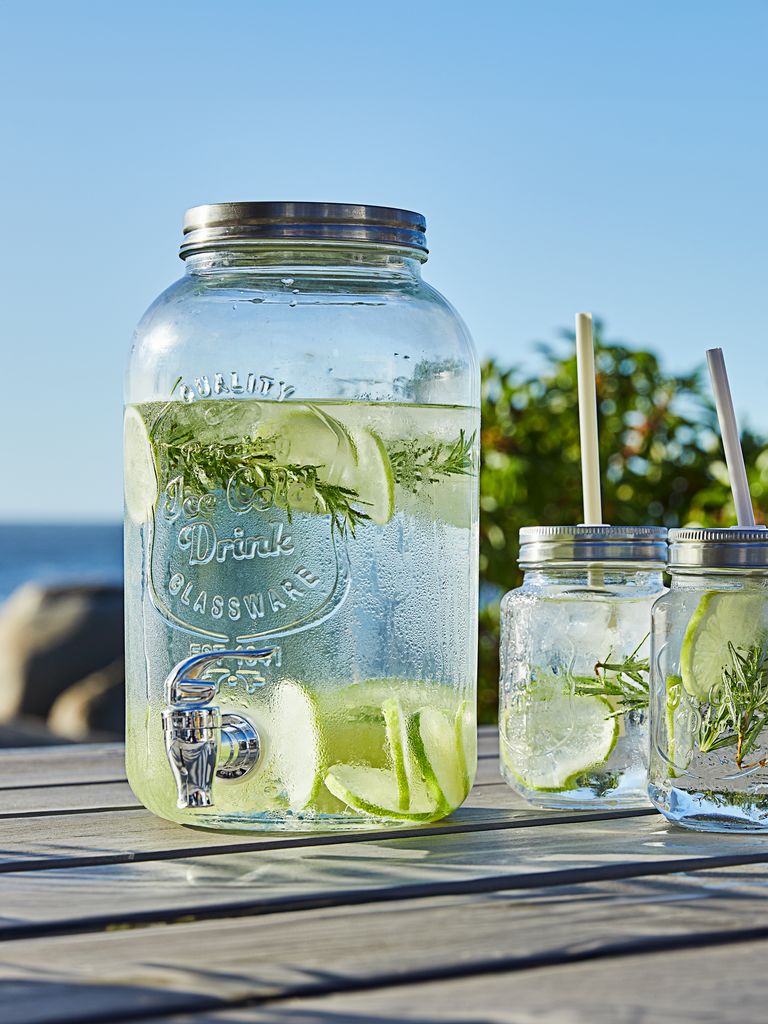 LEMONADE Pojemnik z kranem LEMONADE 3,5L szklany