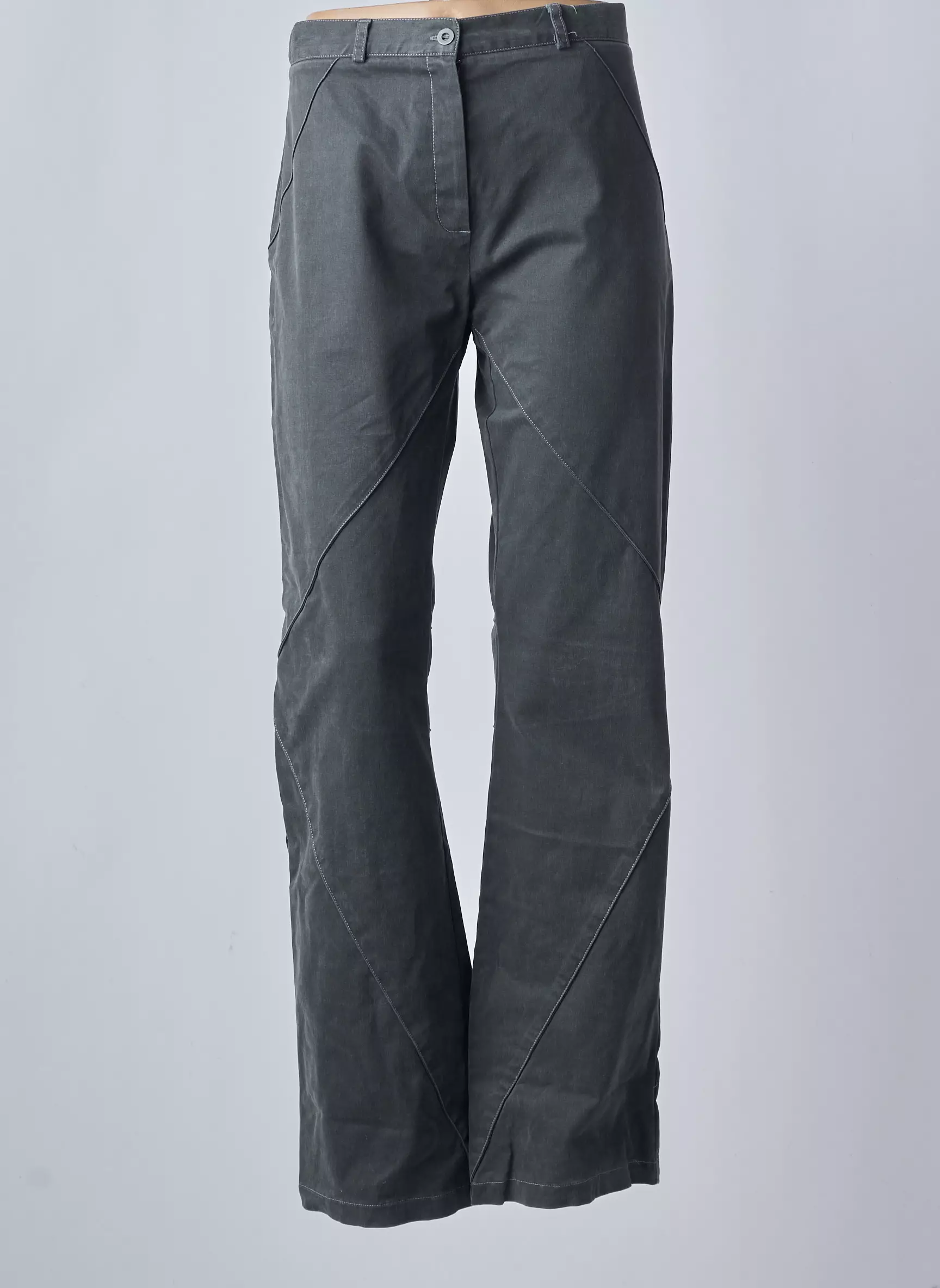 Baskerville Me Pantalons Larges Femme couleur gris