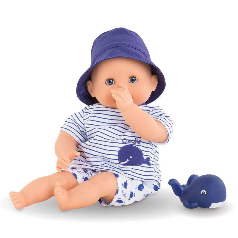 Premier poupon de bain marin bleu Corolle