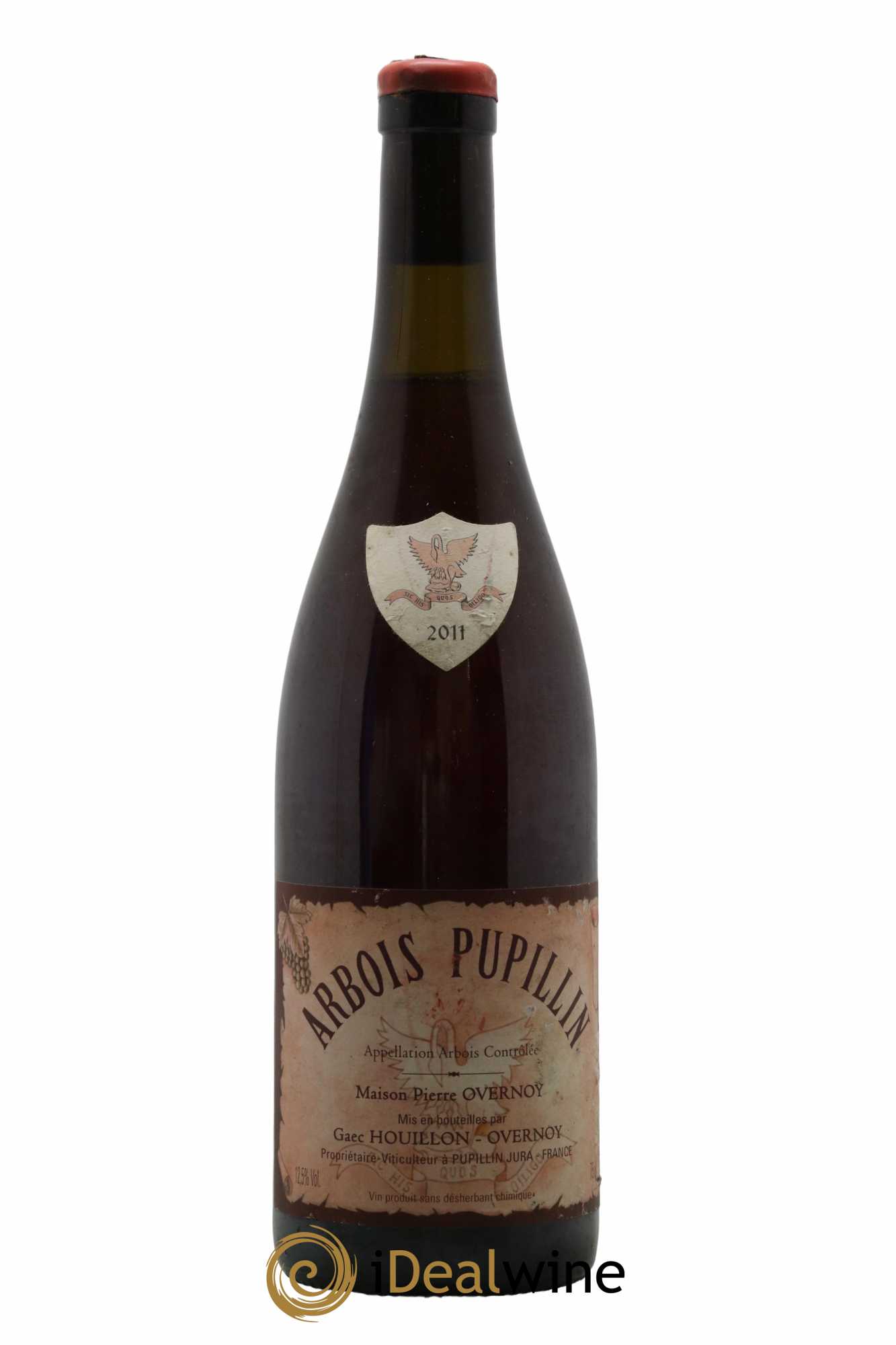 Arbois Pupillin Poulsard (cire rouge) Overnoy-Houillon (Domaine)  2011 - Lot de 1 Bouteille