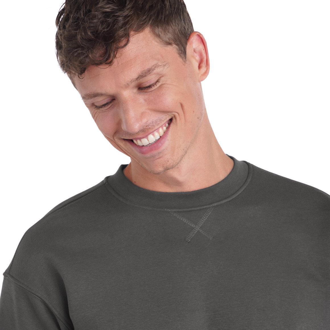 Herren Sweatshirt mit Rundhalsausschnitt