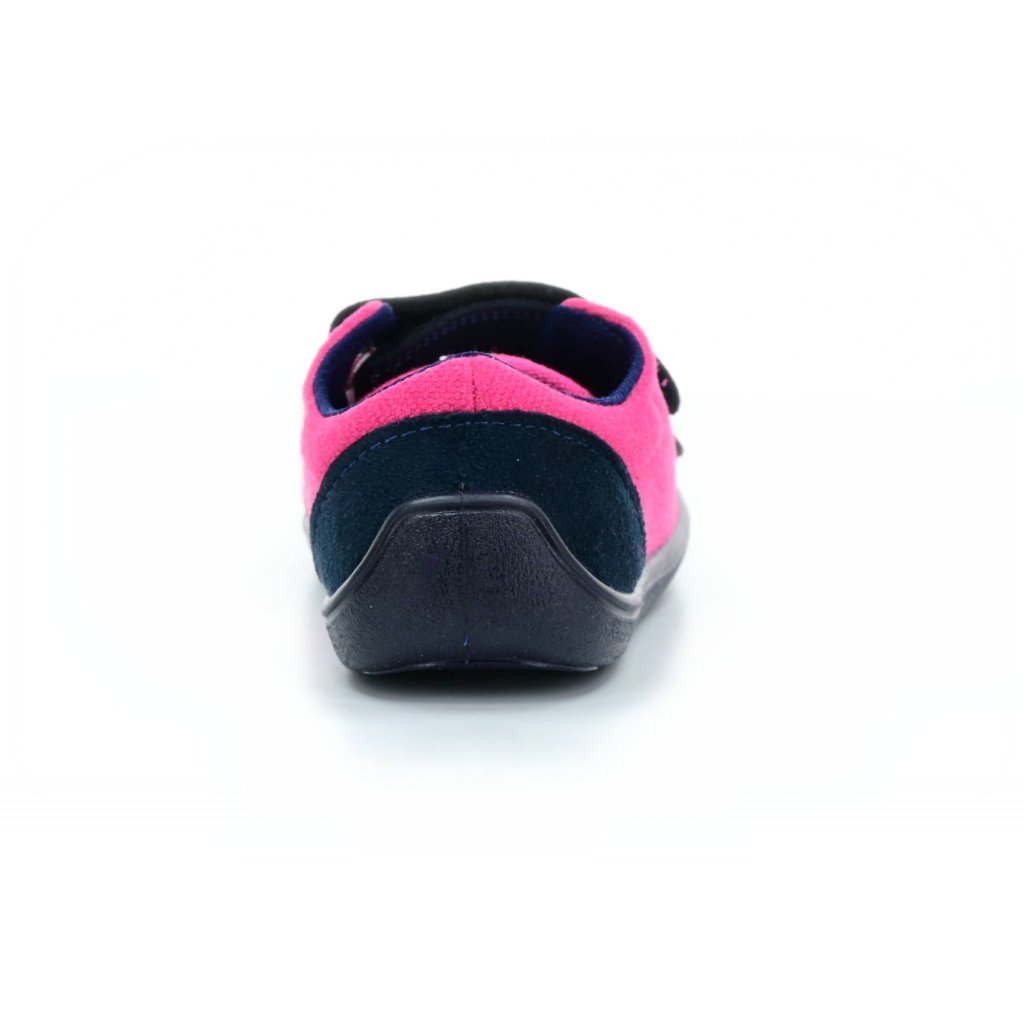 3F pink-blaue Barfuß-Sneakers 2 Klett 3BE29/10