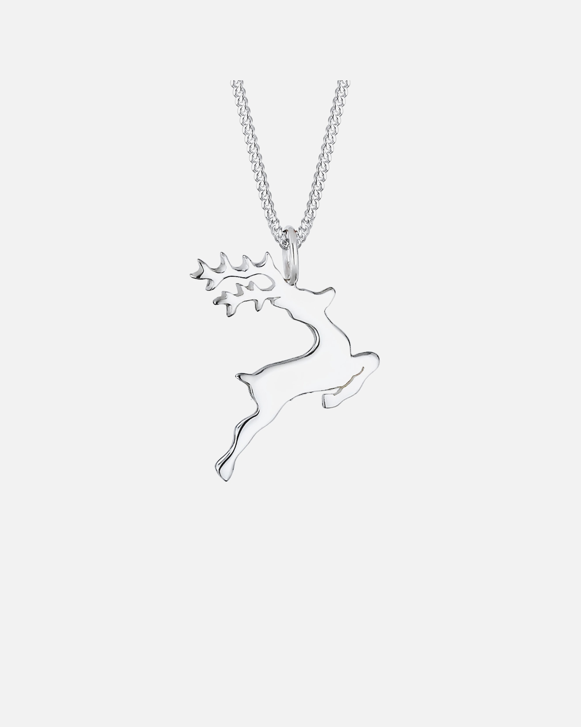 Ciondolo da donna Elli a forma di renna in argento sterling 925