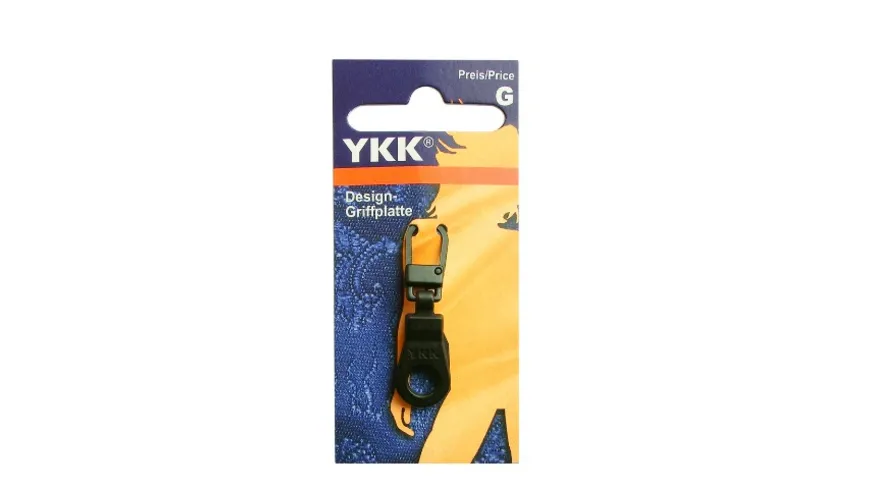 YKK Griffplatte Pendel schwarz schwarz matt