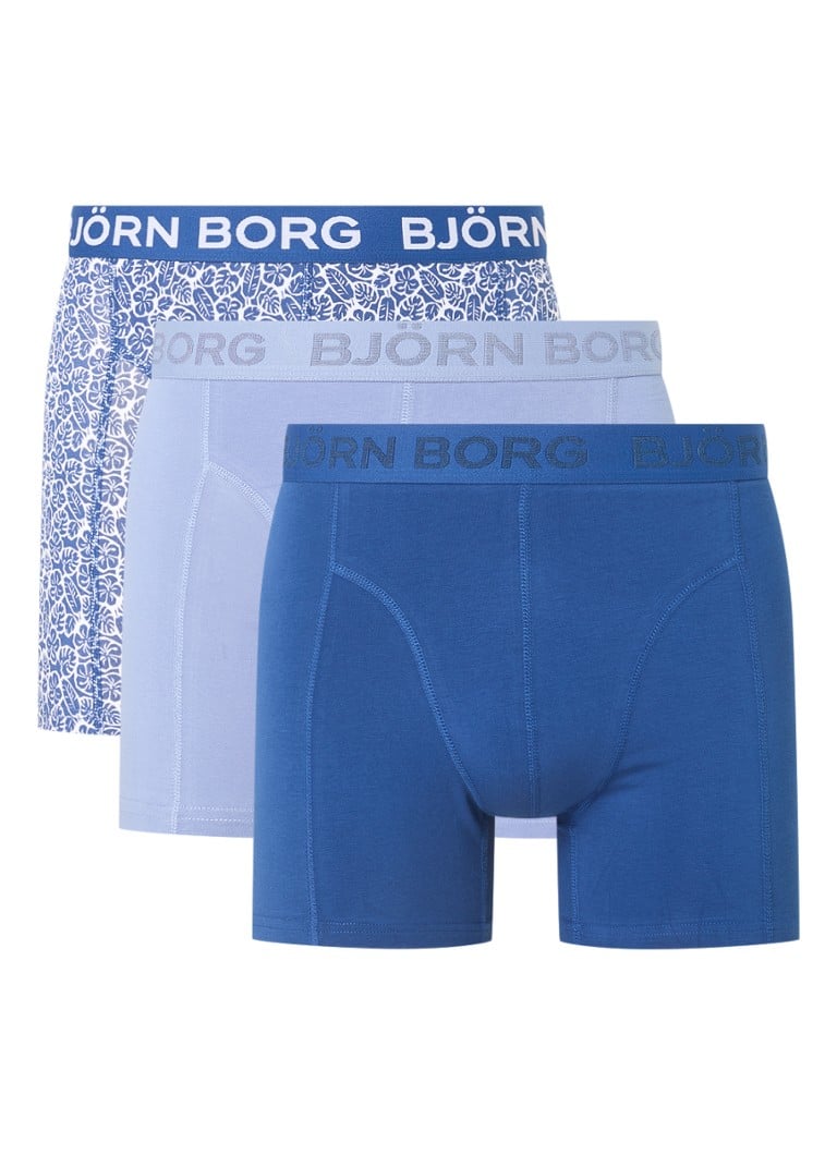 Bokserki z logo Björn Borg, zestaw 3 par