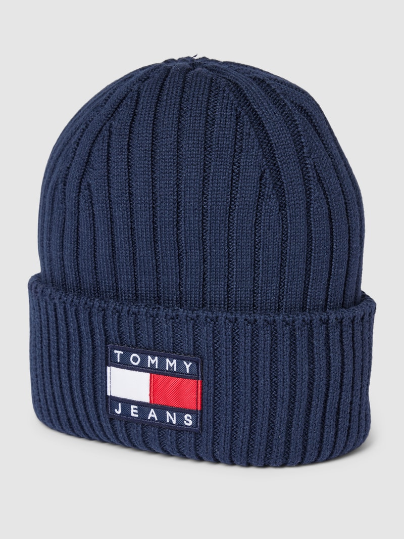 Beanie mit Label-Patch Modell 'HERITAGE ARCHIVE' in marineblau