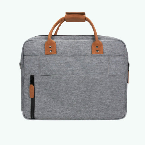Dark grey New York laptop bag