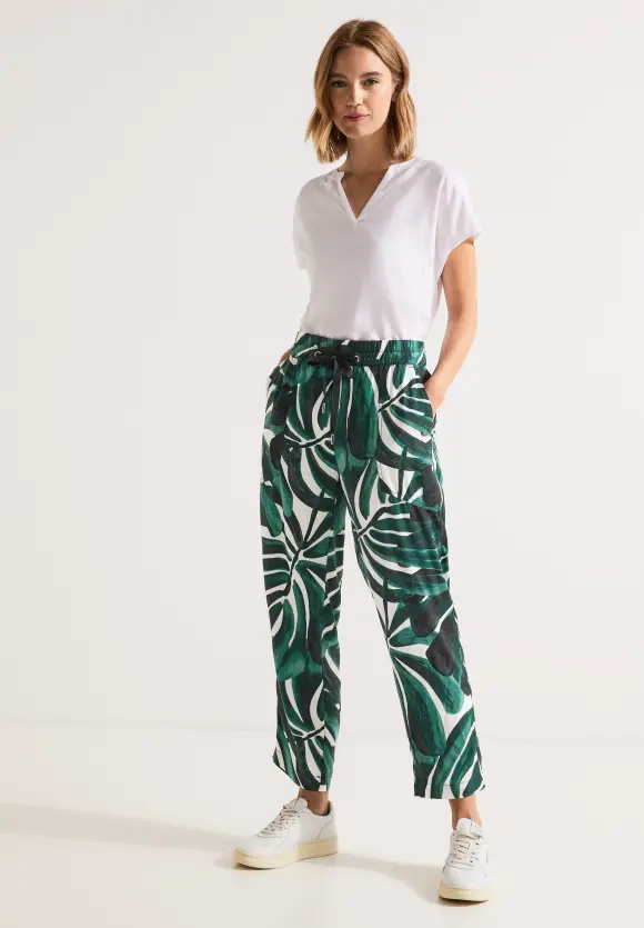 Street One Loose Fit Hose mit Print