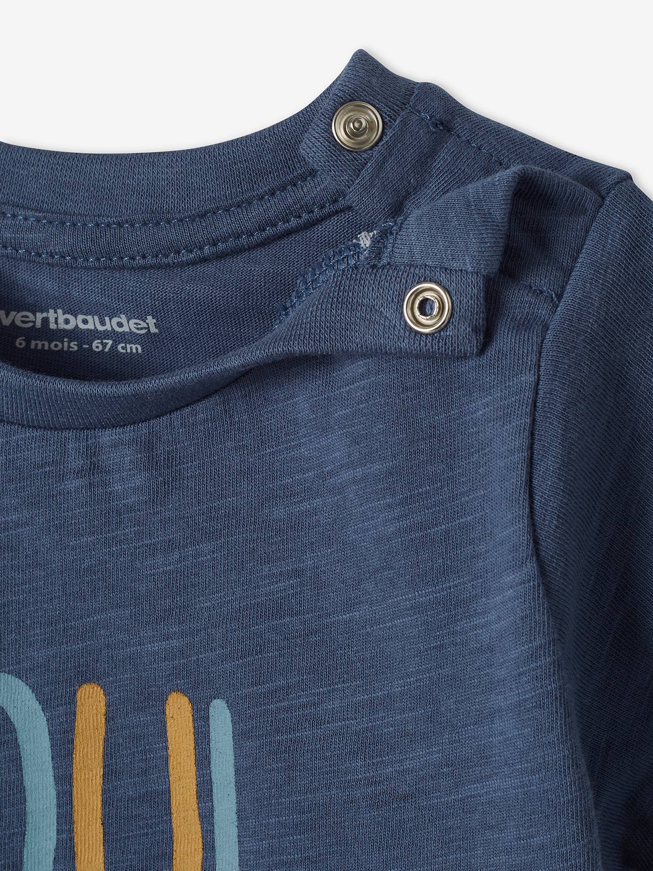T-shirt imprimé bébé garçon bleu jean