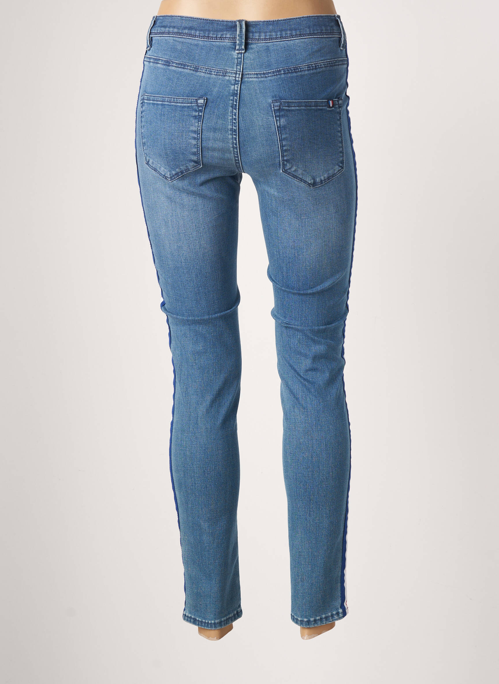 Teddy Smith Pantalons Slim Fille couleur bleu