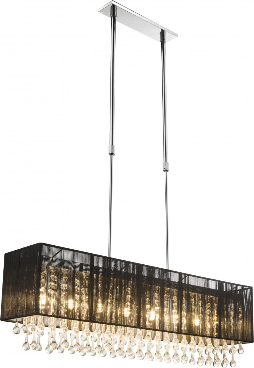 Globo Lighting - BAGANA - Hängeleuchte Metall verchromt, 8x G9 LED