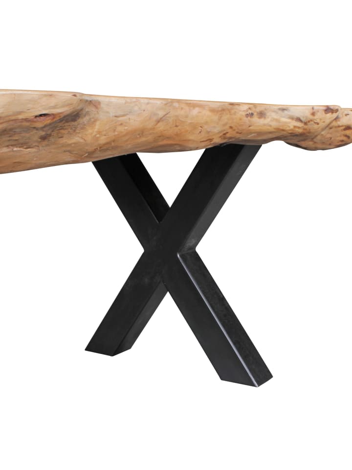 KADIMA DESIGN Esszimmertisch 200 x 100 x 77 cm Landhaus-Stil Voll-Holz, günstig kaufen onesize