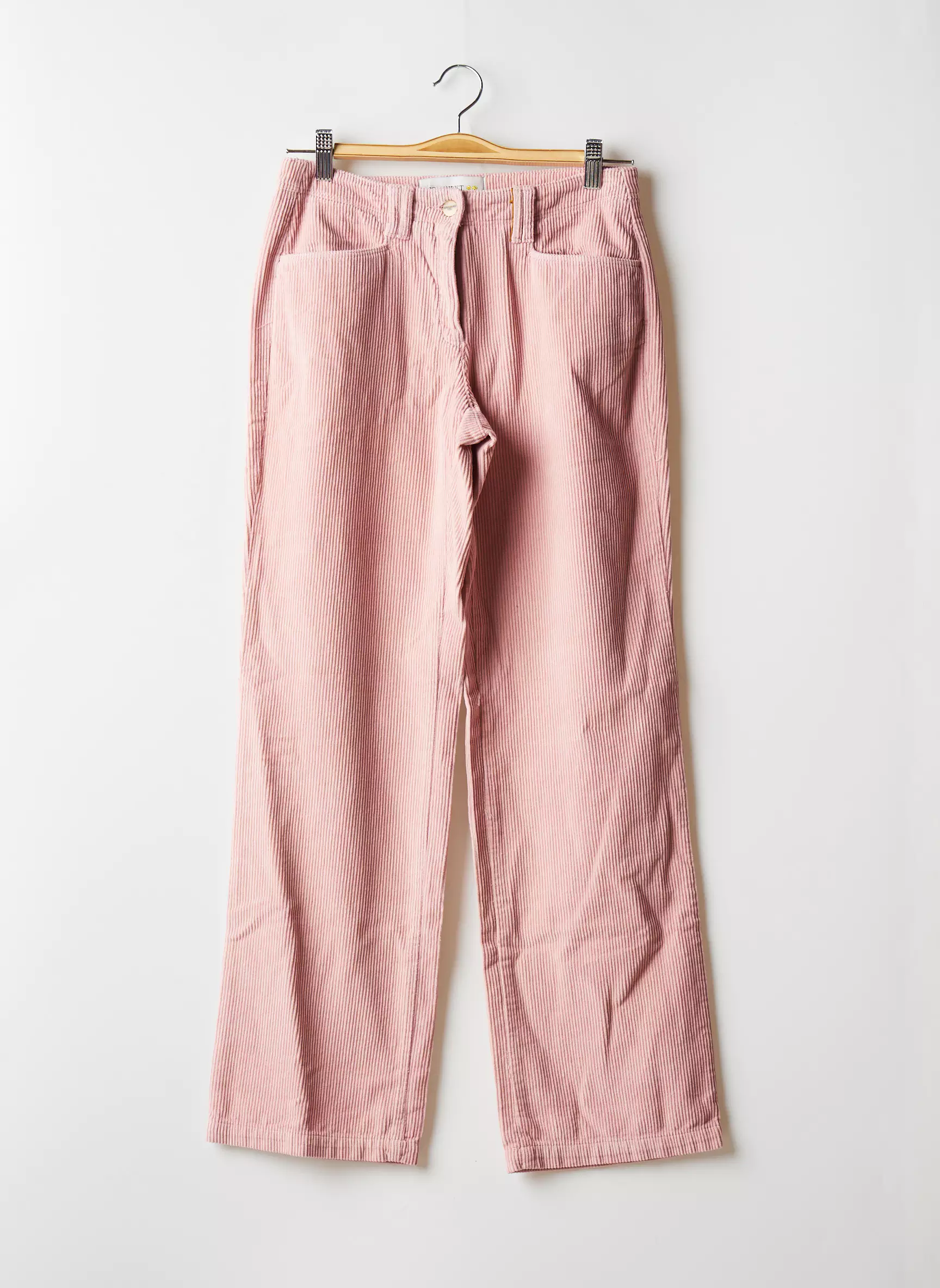 Couturist Pantalons Larges Femme couleur rose