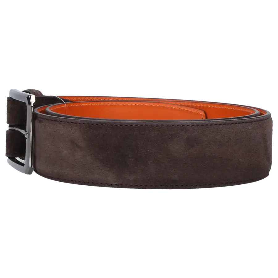 Santoni - Gürtel CM35VC00 Veloursleder - braun