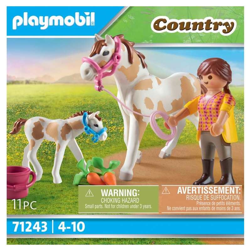 71243 Jument et poulain Playmobil Country
