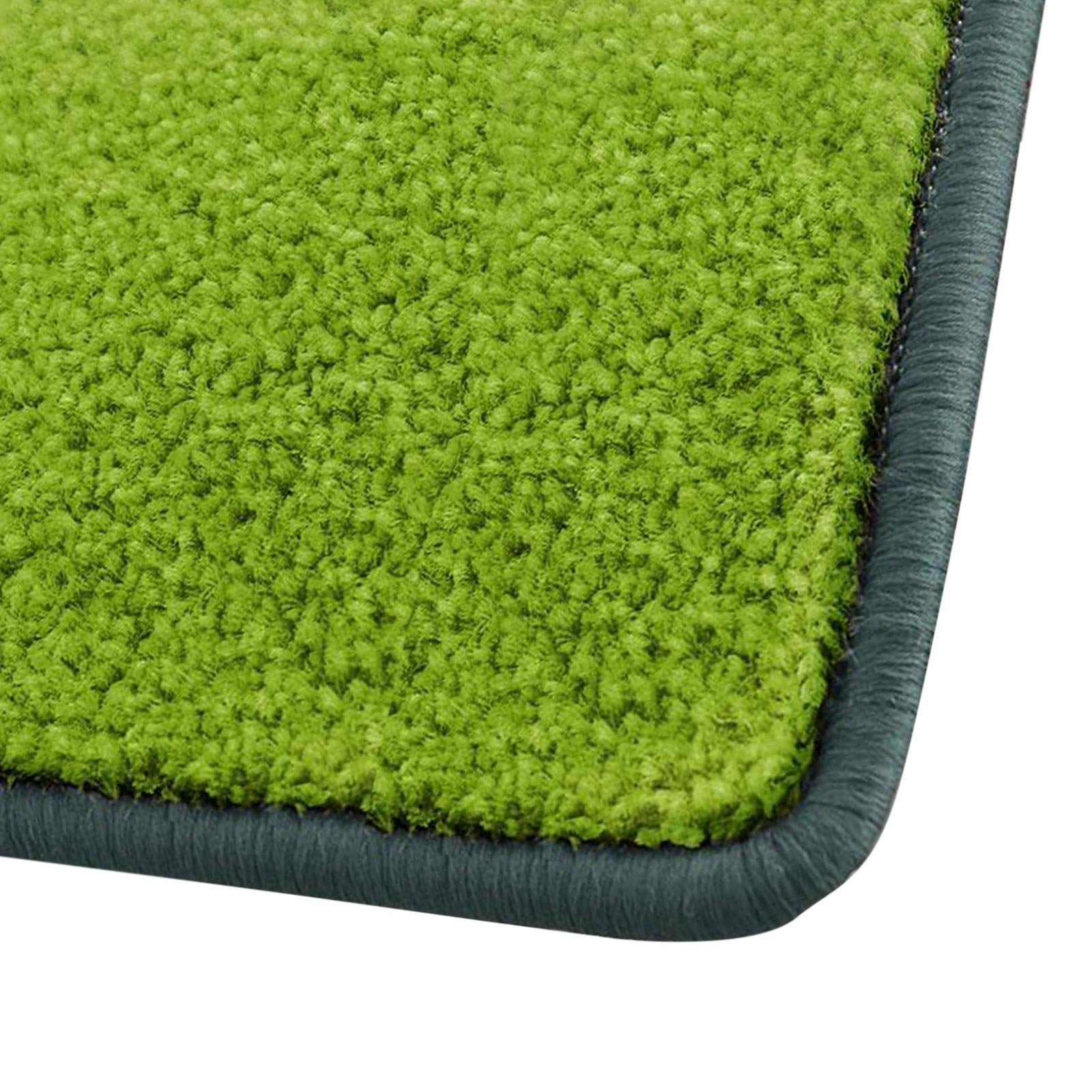 Hochflor-Bettumrandung Dynasty Grün, 3 Größen, Teppich, ideal im Schlafzimmer Floordirekt, Höhe 8.5 mm, (3-tlg), Velours