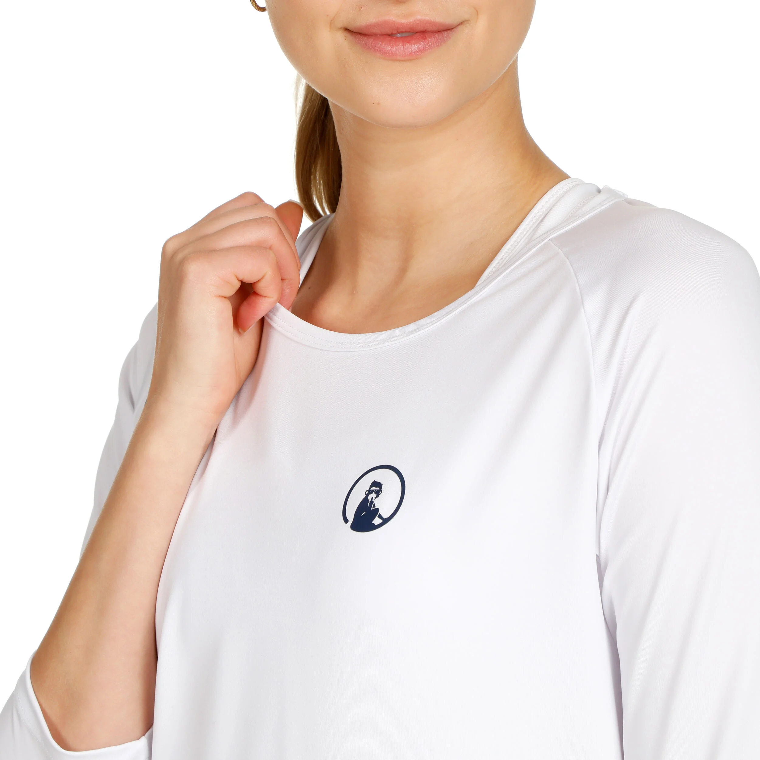 Mixed Longsleeve Damen - Weiß