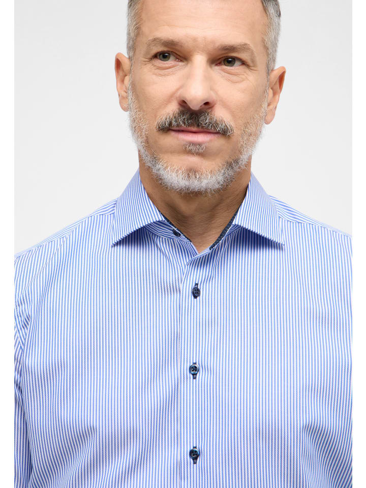 Eterna Hemd SLIM FIT in blau günstig kaufen