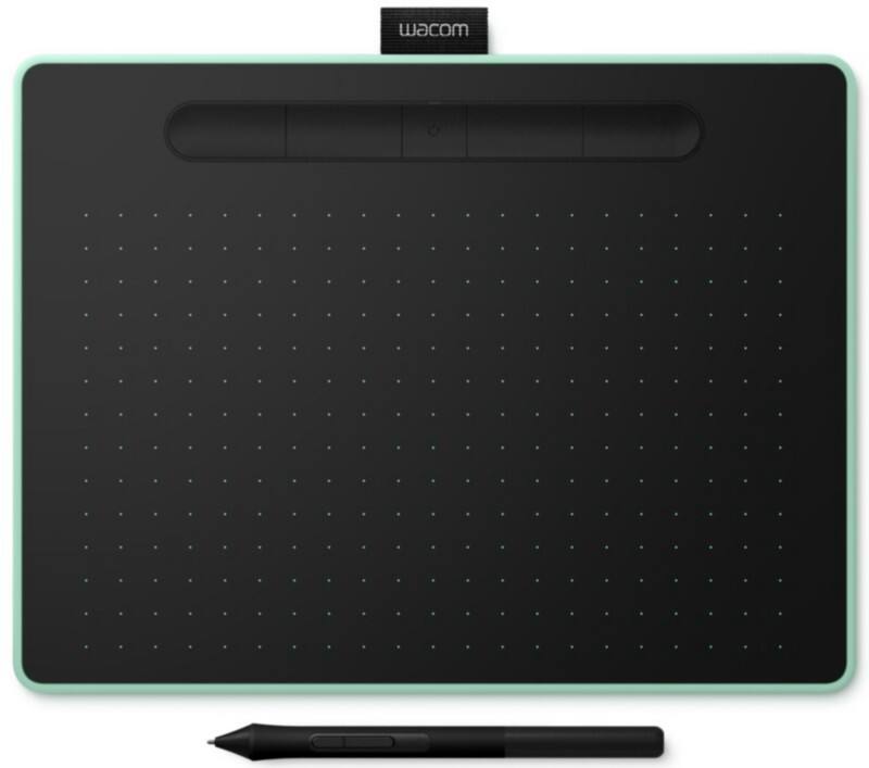 WACOM Grafiktablet Kabellos CTL-6100WLE-N Grün 5 Tasten