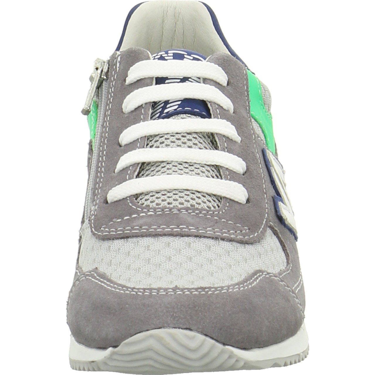 VADO Jungen Halbschuhe grau girigio