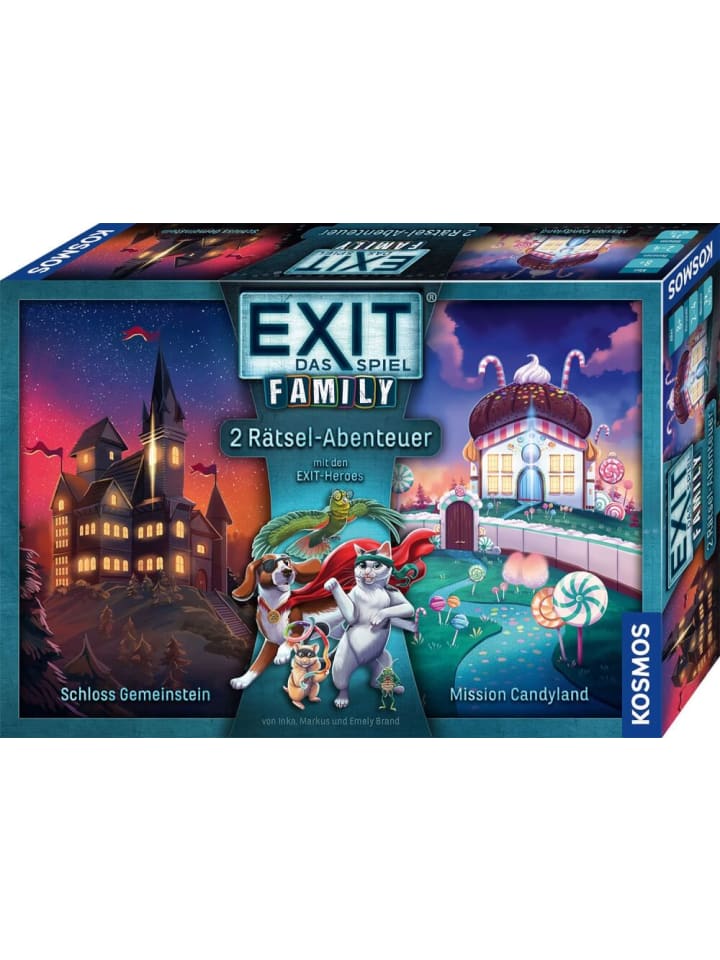 EXIT EXIT - Das Spiel - Family: Schloss Gemeinstein Mission Candyland, ab 8 Jahre günstig kaufen onesize