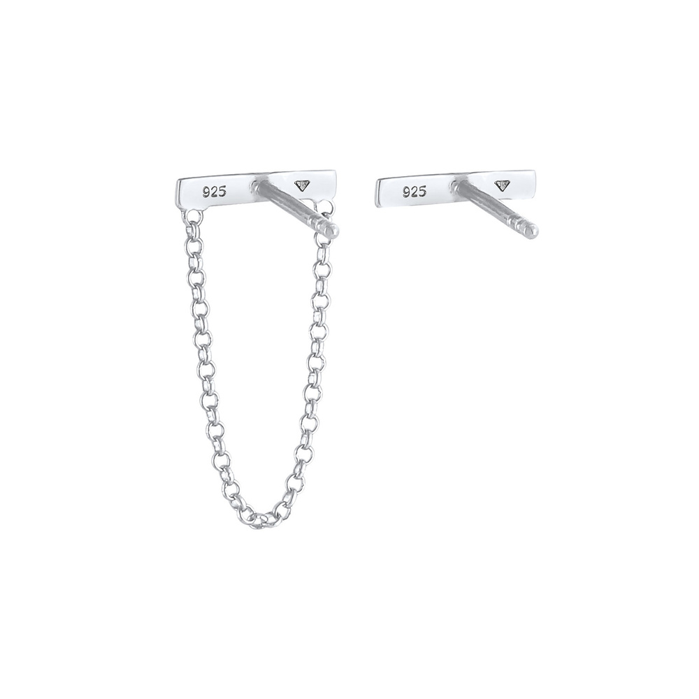 Elli Elli Boucles d'Oreilles Boucles d'oreilles dames blogueuse de tendance en argent  Boucles d'oreilles