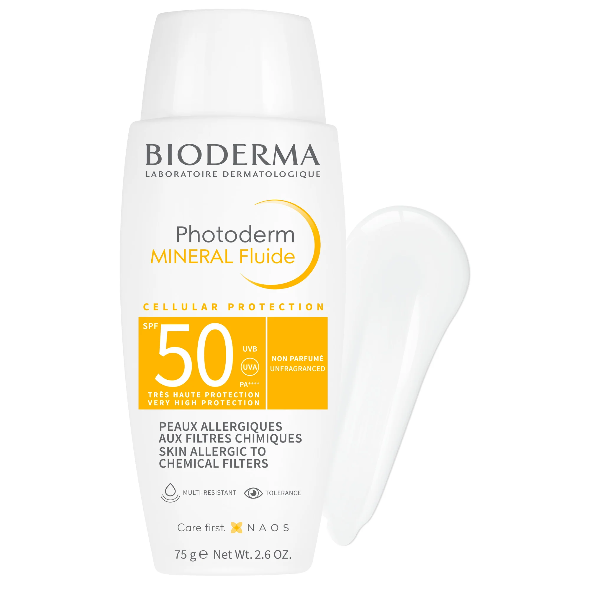 Photoderm Mineral Fluide SPF50 - Αντηλιακό σώματος υψηλής προστασίας, Αντηλιακό προσώπου υψηλής προστασίας.