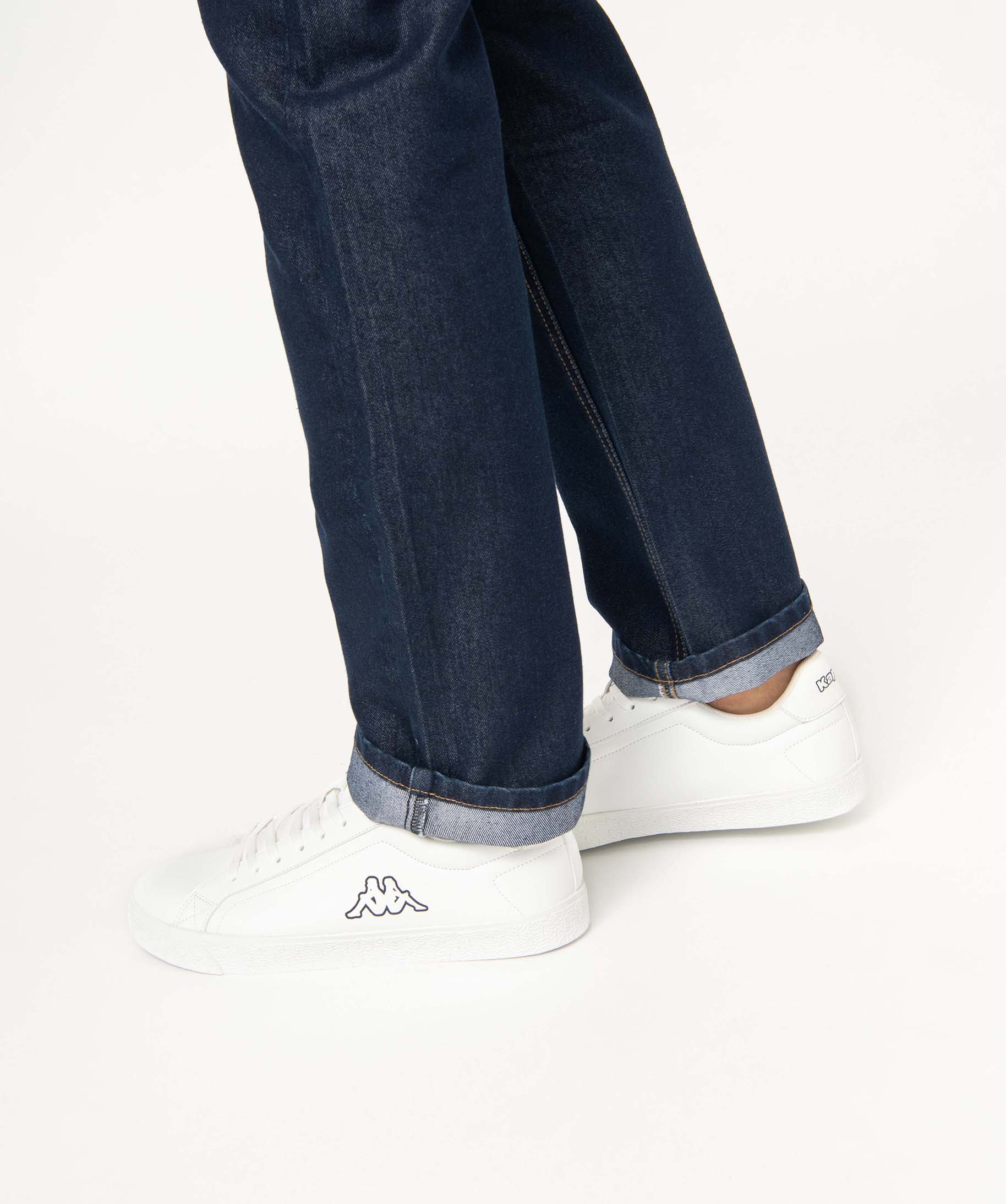 Baskets homme unies à lacets – Kappa Astrida blanc | GEMO