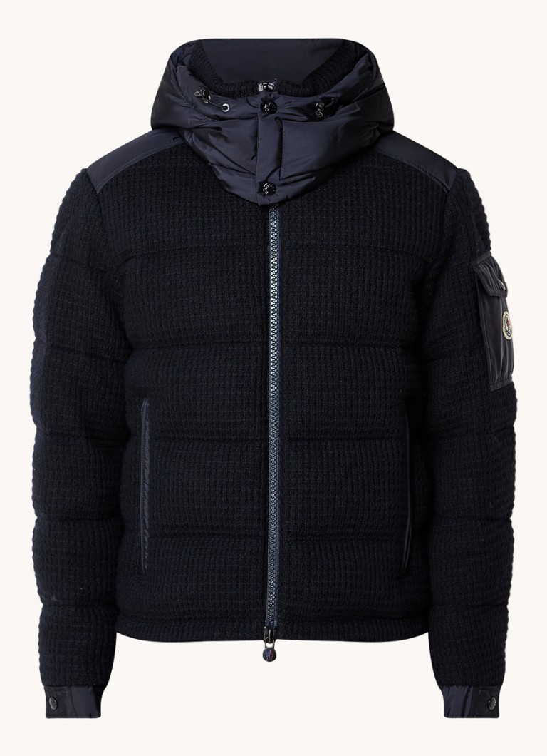 Moncler Lagdei puhasta jakna od mješavine vune s perjem i odvojivom kapuljačom