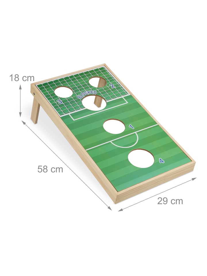 relaxdays 11tlg. Cornhole in Bunt - (B)29 x (H)18 x (T)58 cm günstig kaufen onesize