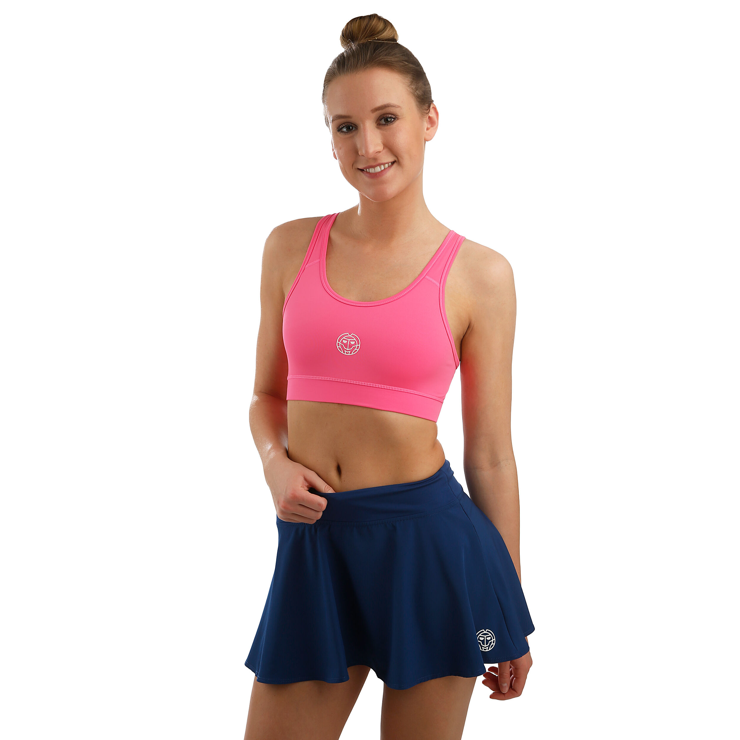 Jude Tech Sport-BH Damen - Pink, Weiß