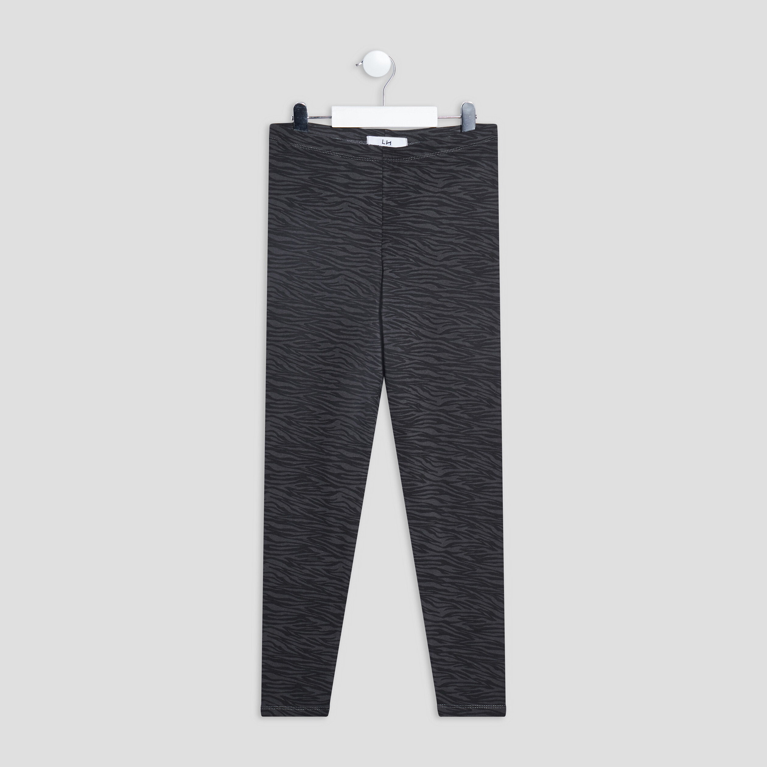 Legging taille standard gris foncé femme | La Halle