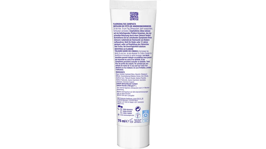 Sensodyne MultiCare Original Zahncreme 75 ml