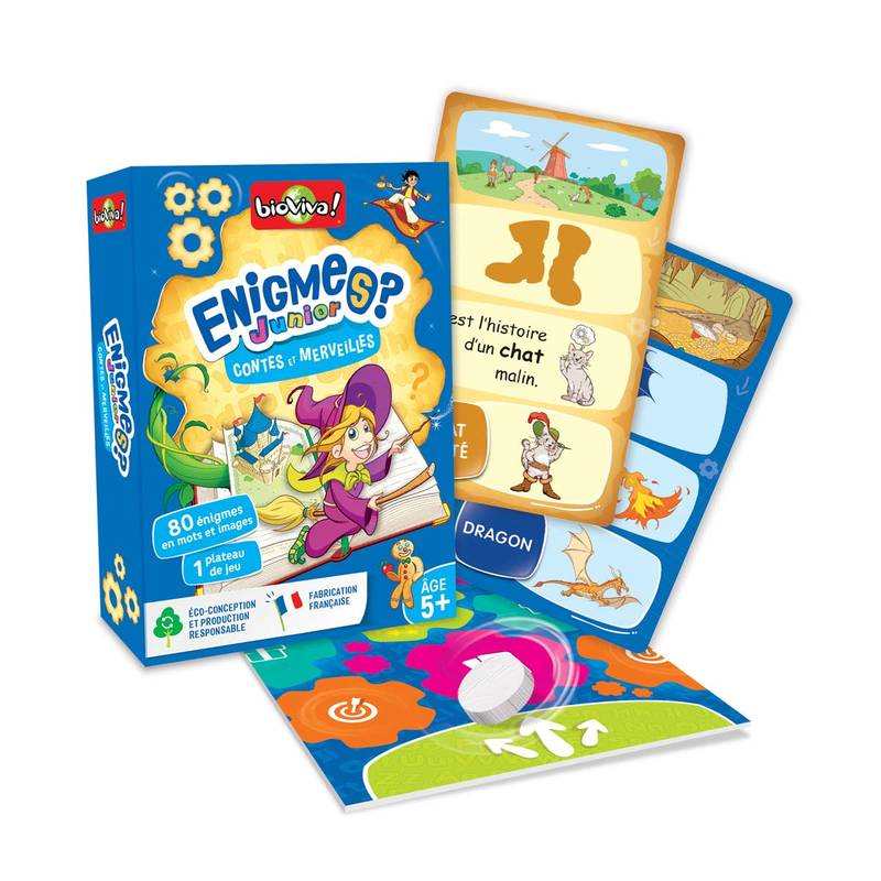 Enigmes junior contes et merveilles Bioviva