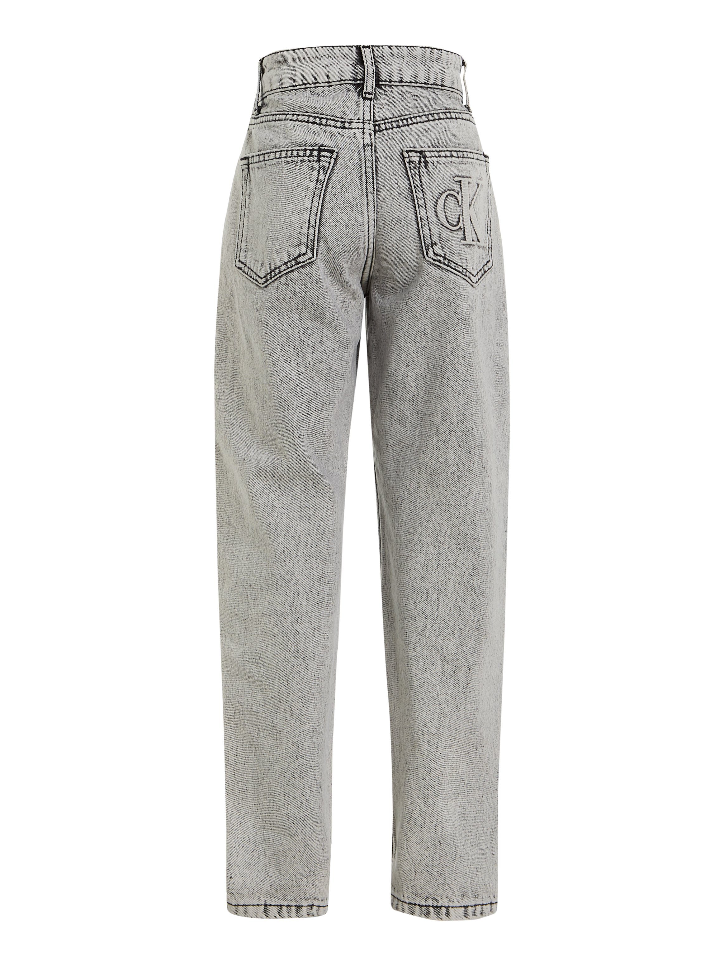 Calvin Klein Jeans Straight-Jeans BARREL STONE LIGHT GREY im 5-Poket-Style